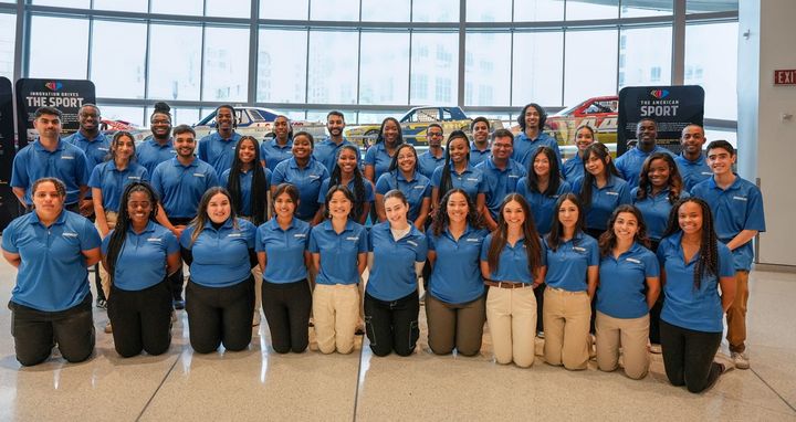 Photo of NASCAR Diversity Internship cohort